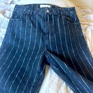 PacSun striped black jeans. Perfect for Fall!